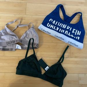 Calvin Klein bra bundle women’s medium